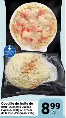 Pasquier Coquille de fruits de mer Aliments Québec Express 300g ou Trésor de la mer Pasquier 275g offer