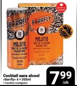 Pasquier Cocktail sans alcool Barrfly offer