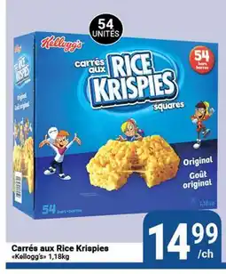 Pasquier Carrés aux Rice Krispies Kellogg's offer
