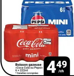 Pasquier Boisson gazeuse Соса Cola ou Pepsi offer