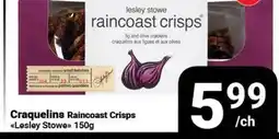 Pasquier Craquelins Raincoast Crisps Lesley Stowe offer
