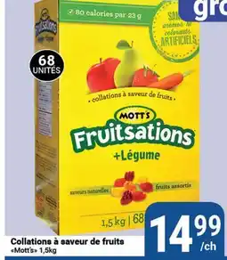 Pasquier Collations à saveur de fruits Mott's offer