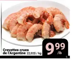 Pasquier Crevettes crues de l'Argentine offer