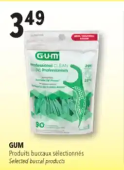 Familiprix GUM, Selected buccal products offer