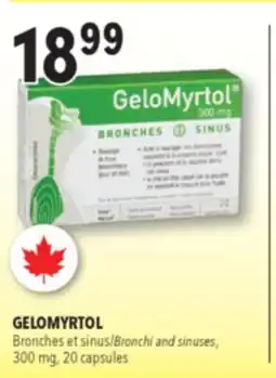 Familiprix GELOMYRTOL, Bronchi and sinuses, 300 mg, 20 capsules offer