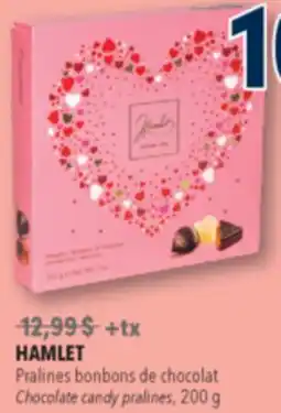 Familiprix HAMLET, Chocolate candy pralines offer