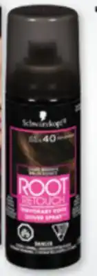 Familiprix SCHWARZKOPF, Root Retouch, Selected hair colors offer