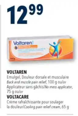 Familiprix Voltaren Emulgel topical pain relieving gel back & muscle pain - Triple Effect offer