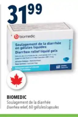 Familiprix BIOMEDIC, Diarrhea relief, 60capsules offer