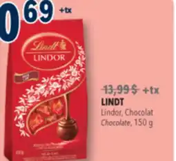 Familiprix LINDT Lindor, Chocolate offer