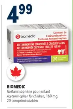 Familiprix BIOMEDIC, Selected multivitamins and minerals offer