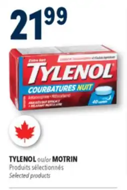 Familiprix TYLENOL, Selected products offer