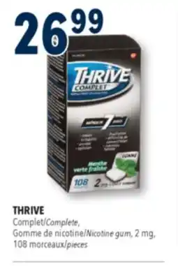 Familiprix THRIVE Complete, Nicotine gum, 2 mg, 108 pieces offer