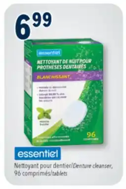 Familiprix ESSENTIEL, Nettoyant pour dentier, 96 comprimés offer