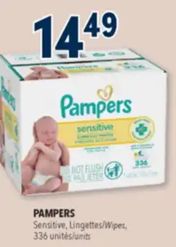 Familiprix Pampers Sensitive Skin wipes 4x84un offer