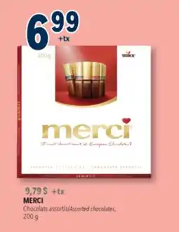 Familiprix MERCI, Assorted chocolates offer