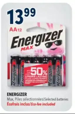 Familiprix ENERGIZER, Max, Selected batteries offer