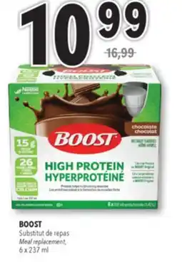 Familiprix BOOST, replacement offer