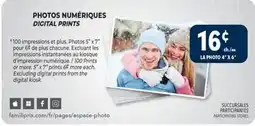 Familiprix DIGITAL PRINTS offer