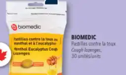 Familiprix BIOMEDIC Pastilles Cough lozenges, 30units offer