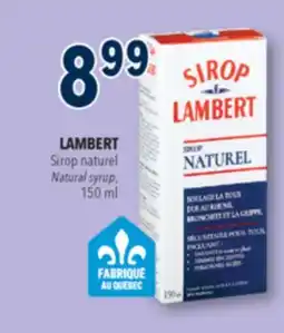 Familiprix LAMBERT Natural syrup, 150ml offer