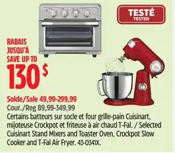 Canadian Tire Cuisinart Stand Mixers and Toaster Oven offer