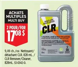 Canadian Tire CLR Remover/Cleaner offer