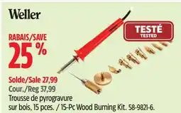 Canadian Tire 15-Pc Wood Burning Kit offer