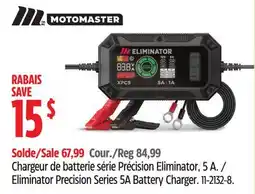 Canadian Tire Motomaster Eliminator Precision Series 5A Battery Charger offer