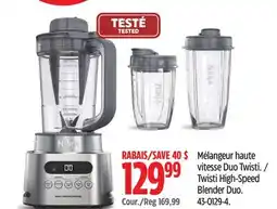 Canadian Tire NINJA Twisti High-Speed Blender Duo offer