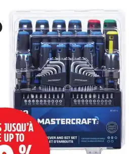 Canadian Tire Mastercraft 69-Pc Screwdriver Set with Wall-Mountable Storage Stand offer
