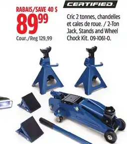 Canadian Tire CERTIFIED 2-Ton Jack offer