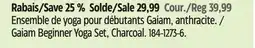 Canadian Tire Gaiam Beginner Yoga Set, Charcoal offer