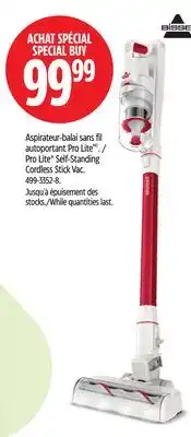Canadian Tire Pro Lite Self-Standing Cordless Stick Vac offer
