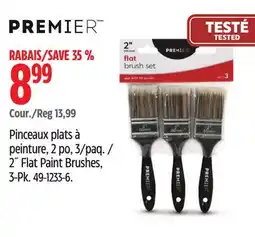 Canadian Tire 2˝ Flat Paint Brushes, 3-Pk premier offer