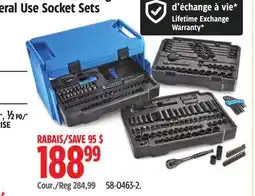 Canadian Tire Mastercraft General Use Socket Sets offer