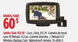 Canadian Tire Reload 4.3˝ Wireless Backup Cam offer