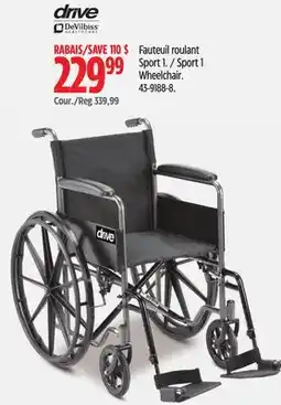 Canadian Tire Sport 1 Wheelchair offer