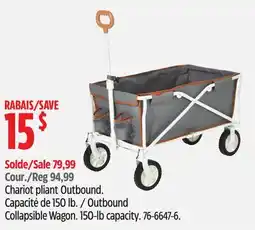 Canadian Tire Outbound Collapsible Wagon offer