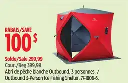 Canadian Tire Outbound 3-Person Ice Fishing Shelter offer