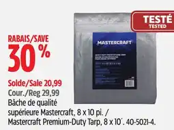 Canadian Tire Mastercraft Premium-Duty Tarp, 8 x 10´ offer