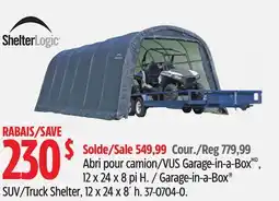 Canadian Tire ShelterLogic Garage-in-a-Box SUV/Truck Shelter, 12 x 24 x 8´ h offer
