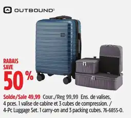 Canadian Tire Outbound 4-Pc Luggage Set offer
