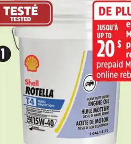 Canadian Tire Shell Rotella T4 Diesel Motor Oil offer