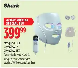 Canadian Tire SHARK CryoGlow LED Face Mask offer