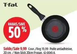 Canadian Tire T Fal Non-Stick 20cm Frypan offer