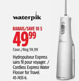 Canadian Tire Waterpik Cordless Express Water Flosser for Travel offer
