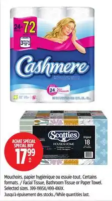 Canadian Tire Facial Tissue, Bathroom Tissue or Paper Towel offer