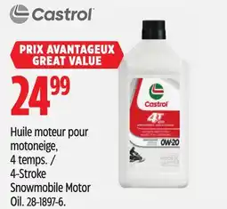 Canadian Tire Castrol 4-Stroke Snowmobile Motor Oil offer
