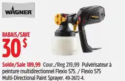 Canadian Tire Wagner Flexio 575 Multi-Directional Paint Sprayer offer